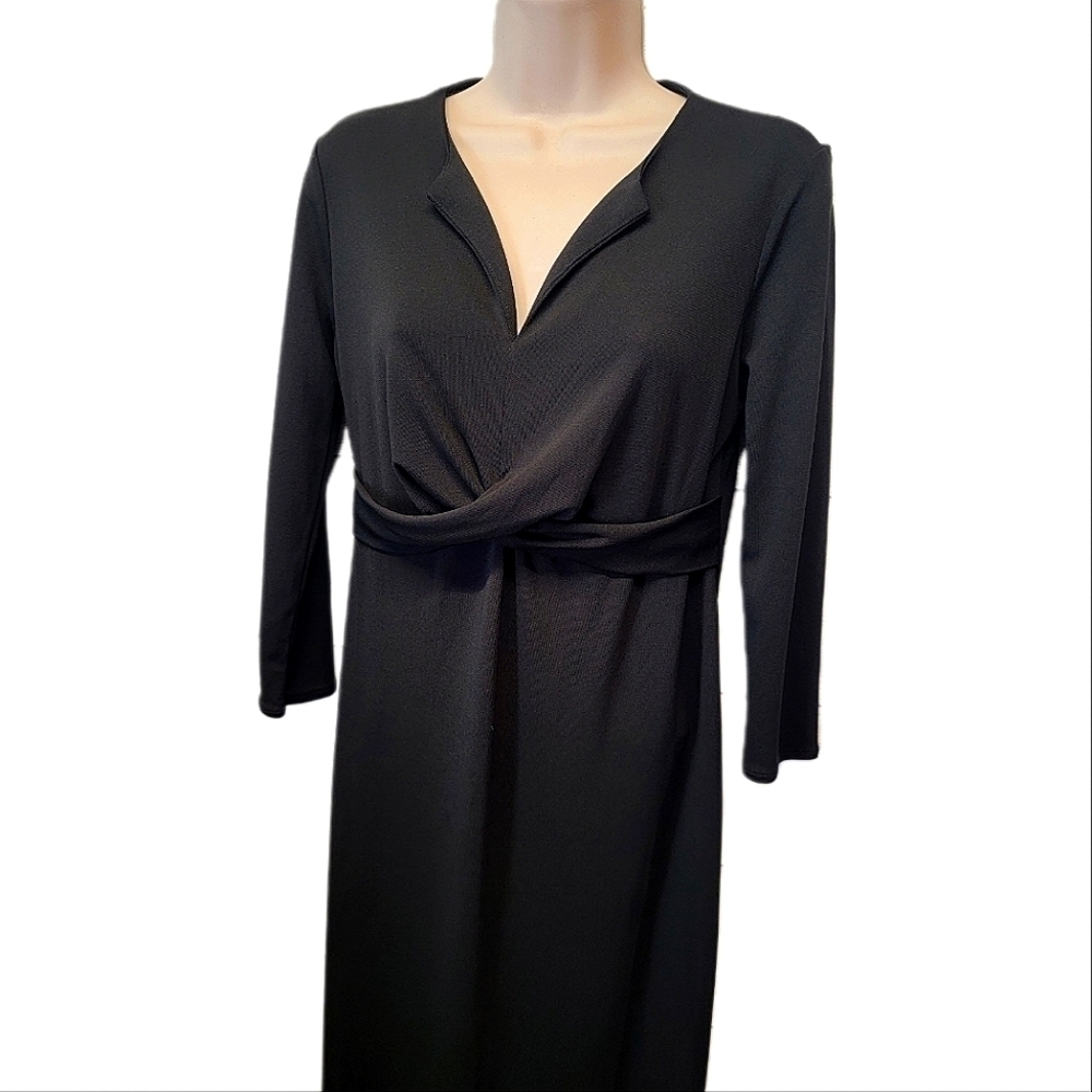 LOFT Maternity Little Black Dress - Picture 2 of 7